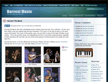 Tablet Screenshot of harvesttheband.com